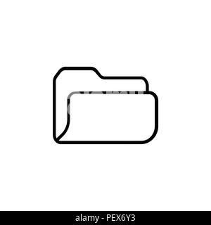 folder icon. vector illustration symbol (sign) archive Stock Vector