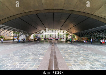 Makati, Philippines - July 30, 2018: Ayala Triangle Gardens Stock Photo