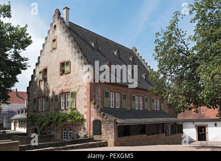 old historic mill in the monastery, seligenstadt, hesse, germany. Stock Photo