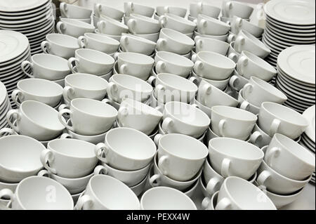 abundance, arrangement, balance, close to, coffee, coffee break, coffee cup, color image, cookie, crockery, cups, day, eating, excess, food Stock Photo