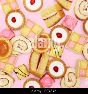 Cakes and biscuits. Stock Photo