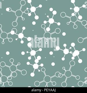 Simple abstract pattern. Vector seamless pattern with crystal lattice. Molecul seamless eps10 Stock Vector