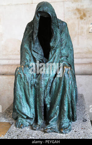 A 1999 sculpture titled 'Die Pieta' by Anna Chromy, Salzburg, Austria Stock Photo