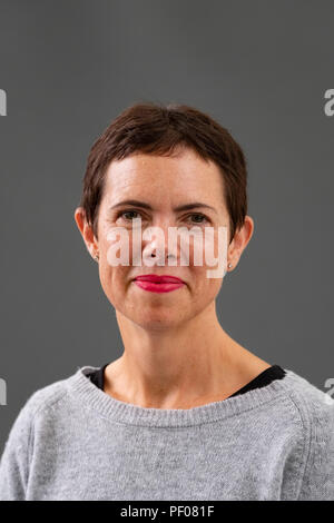 Edinburgh, Scotland, UK; 18 August, 2018. Pictured; Hilary Cottam is an innovator and social entrepreneur.Her book “Radical Help” argues that human relationships will be the driver of a brave, practical and affordable system of social support for the 21st century Credit: Iain Masterton/Alamy Live News Stock Photo