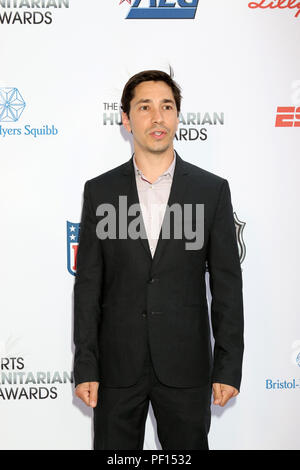 4th Annual Sports Humanitarian Awards on The Novo on July 17, 2018 in Los Angeles, CA  Featuring: Justin Long Where: Los Angeles, California, United States When: 18 Jul 2018 Credit: Nicky Nelson/WENN.com Stock Photo