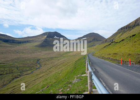 The nature of the Faroe Islands in the north Atlantic,Denmark, Europe Stock Photo