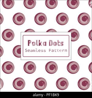 Polka Dots Seamless Pattern Stock Vector