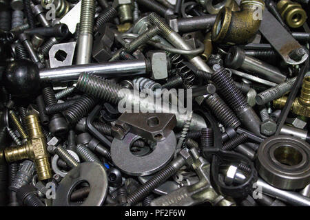 nuts and bolts Stock Photo