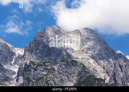 Leogang Mountains Leoganger Steinberge with highest Birnhorn, Alps, Austria Stock Photo