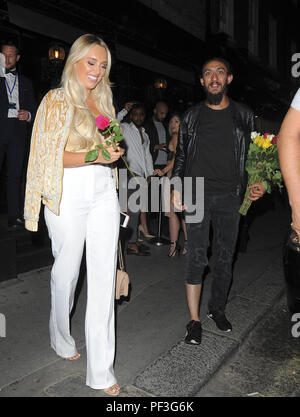 Amber Turner and Dan Edgar at MNKY House Mayfair Featuring: Amber