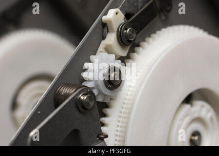 Macro Shots of the Surface Mount Technology Parts Feeder Stock Photo