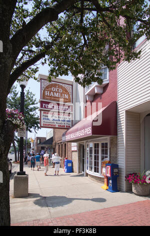 Ludington Michigan downtown in USA hi-res Stock Photo - Alamy