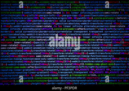 Desktop source code and technology background, Developer or programer with coding and programming, Wallpaper by Computer language and source code, Com Stock Photo