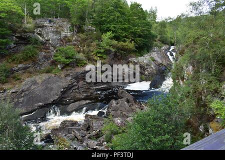 Rogie Falls, A835, Strathpeffer, Scotland Stock Photo