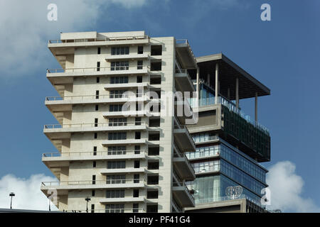 Antilia house of mukesh ambani ; Bombay ; Mumbai ; Maharashtra ; India Stock Photo