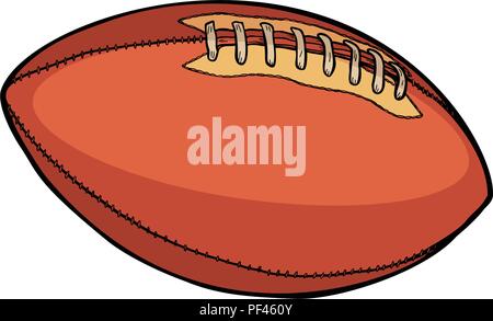 American football ball Stock Vector