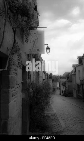 Auray. FRANCE. General Views GV's. of the town Auray and The Port of Saint-Goustan, Brittany,   11:15:22  Sunday  27/04/2014   © Peter SPURRIER Stock Photo