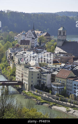 Wasserburg am Inn, Landkries Rosenheim, Oberbayern, Bayern, Deutschland, Europa | Wasserburg/Inn, district Rosenheim, Upper Bavaria, Bavaria, Germany, Stock Photo