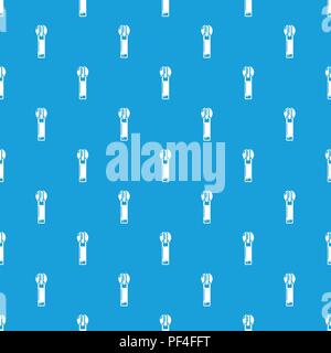 Zip with hole pattern vector seamless blue Stock Vector
