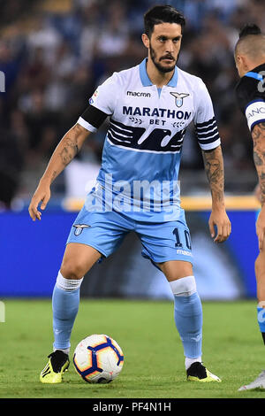Rome, Italy. 18th Aug, 2018. Football Serie A-Lazio vs Napoli-Rome-18-08-2018 In the picture Luis Alberto Photo Photographer01 Credit: Independent Photo Agency/Alamy Live News Stock Photo