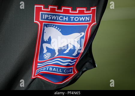 Ipswich, UK.. 18th Aug, 2018. Ipswich Town flag - Ipswich Town v Aston Villa, Sky Bet Championship, Portman Road, Ipswich - 18th August 2018 Credit: Richard Calver/Alamy Live News Stock Photo