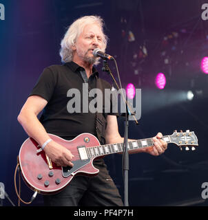 Henley-on-Thames, UK. 18th Aug, 2018. The Orchestra perform at Rewind Festival South - Day One - at  Temple Island Meadows, Henley-on-Thames, Oxfordshire, Saturday August 18th 2018  Photo by Keith Mayhew Credit: KEITH MAYHEW/Alamy Live News Stock Photo