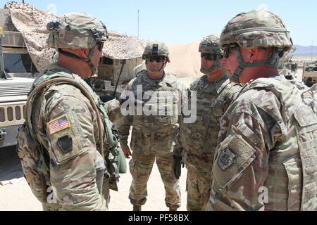 Col. Michael Wegscheider (left), commander, 56th Stryker Brigade Combat ...