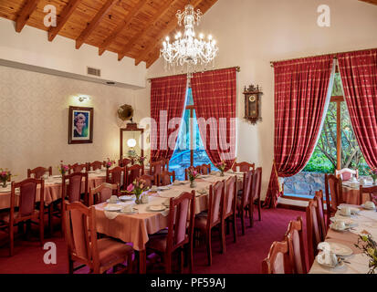 Welsh Tea House Ty Te Caerdydd, interior, Gaiman, The Welsh Settlement, Chubut Province, Patagonia, Argentina Stock Photo