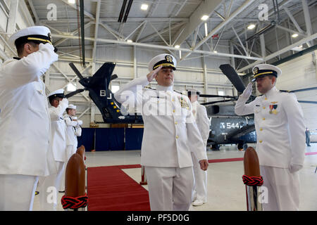 180809-N-JX484-023 NORFOLK, Va. (Aug. 9, 2018) Cmdr. John Arbuckle ...