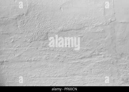 white painted concrete wall textured background Stock Photo