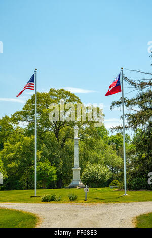Confederate Cemetery, Cemetery Drive, Spotsylvania Courthouse, Virginia Stock Photo