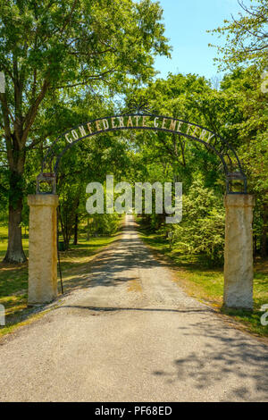 Confederate Cemetery, Cemetery Drive, Spotsylvania Courthouse, Virginia Stock Photo