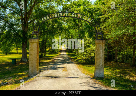 Confederate Cemetery, Cemetery Drive, Spotsylvania Courthouse, Virginia Stock Photo