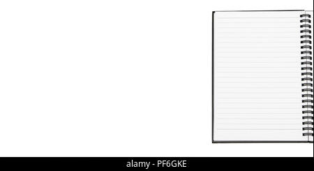 Office supplies and glasses. View from above. Isolated on white background Stock Photo
