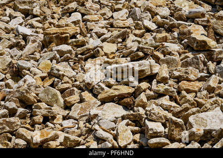 Stone quarry, Eyzahut, Drome, France Stock Photo