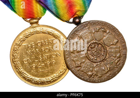 Belgian Inter-Allied Victory Medal 1914–1918 (Médaille Interalliée De ...