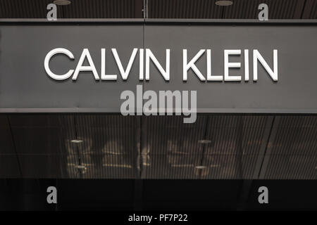 American fashion house, Calvin Klein seen in a Macy's department