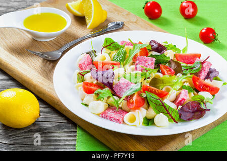 A closeup shot of arugula seeds on a brown wooden surface Stock Photo ...