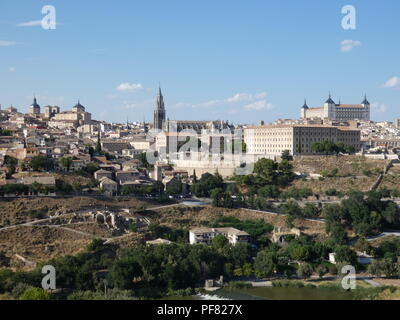 View of Toledo,  Castilla-La Mancha, Spain Stock Photo