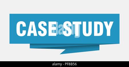 case study sign. case study paper origami speech bubble. case study tag. case study banner Stock Vector