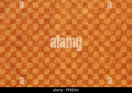 Japanese brown checkered pattern paper texture or vintage background Stock Photo