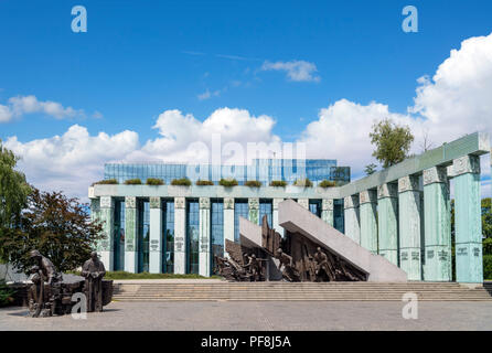 Warsaw Uprising Monument (Pomnik Powstania Warszawskiego), New Town (Nowe Miasto) Warsaw, Poland Stock Photo