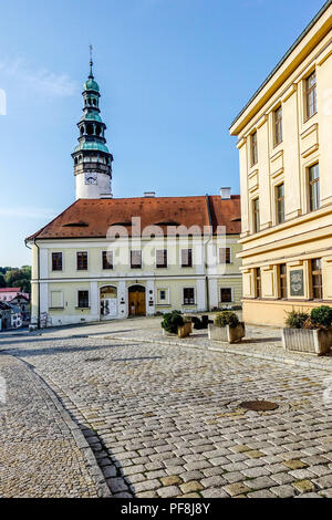 Chod Castle with Tower in Domazlice, Pilsen Region, Czech Republic Stock Photo