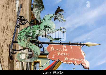 Dragon, Furth im Wald, Bavaria, Germany Stock Photo
