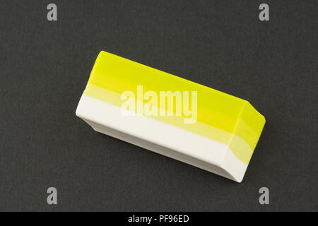 two tone rubber wash close up on neat background Stock Photo