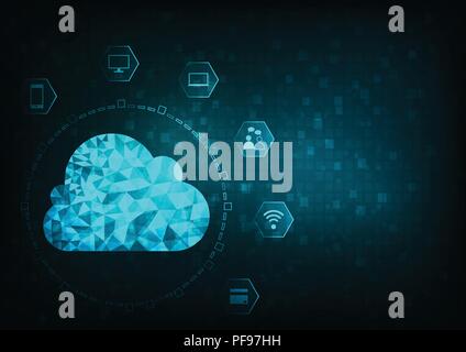 Global network concept. IoT(Internet of Things). ICT(Information Communication Network). Network of physical devices with network connectivity Stock Vector