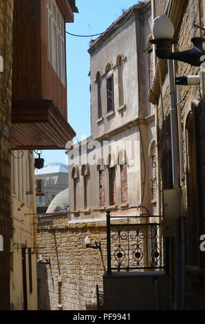 Içerisahar, the medieval Old town of Baku (Azerbaijan) Stock Photo