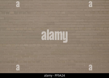 Attractive weathered light grey or beige brick wall background with a Scottish bond brickwork pattern Stock Photo