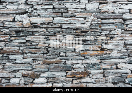Old grey stone wall texture Stock Photo