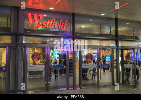 Westfield,shopping,Stratford,DLR,Docklands Light Railway,train,station,concourse,London,England,transport,hub,transportation,art for everyone,project, Stock Photo